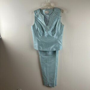 Cache Sleeveless Blouse and Trousers 8